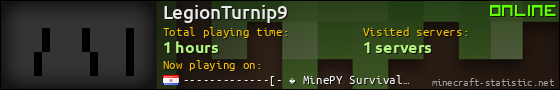 LegionTurnip9 userbar 560x90