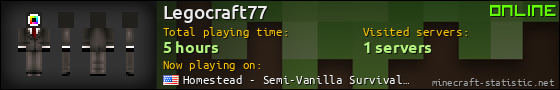 Legocraft77 userbar 560x90