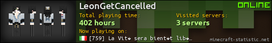 LeonGetCancelled userbar 560x90