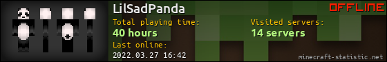 LilSadPanda userbar 560x90