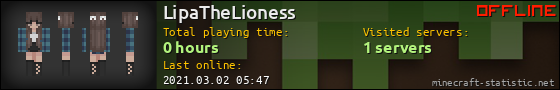 LipaTheLioness userbar 560x90