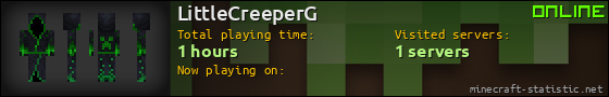 LittleCreeperG userbar 560x90