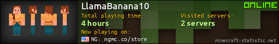 LlamaBanana10 userbar 560x90