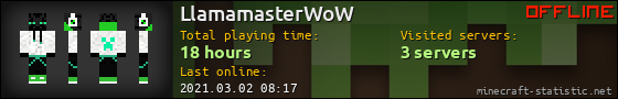 LlamamasterWoW userbar 560x90