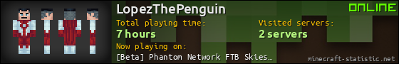 LopezThePenguin userbar 560x90