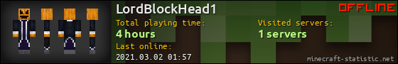 LordBlockHead1 userbar 560x90