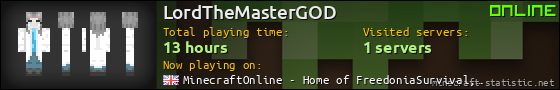 LordTheMasterGOD userbar 560x90