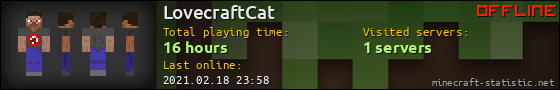 LovecraftCat userbar 560x90