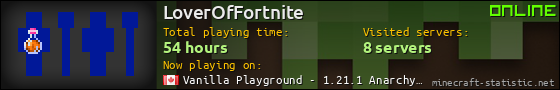 LoverOfFortnite userbar 560x90