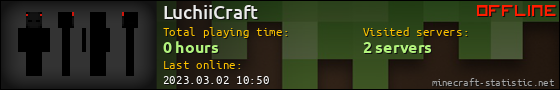 LuchiiCraft userbar 560x90