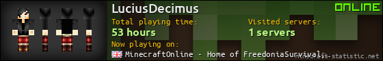 LuciusDecimus userbar 560x90