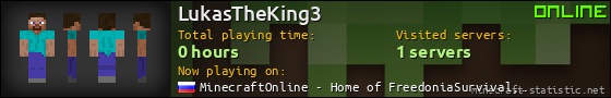 LukasTheKing3 userbar 560x90