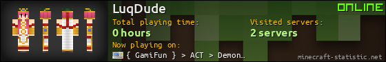 LuqDude userbar 560x90