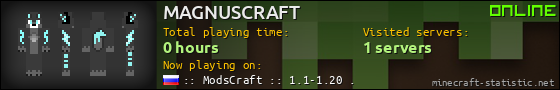 MAGNUSCRAFT userbar 560x90