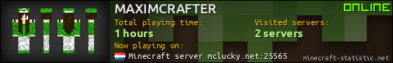 MAXIMCRAFTER userbar 560x90