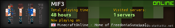 MIF3 userbar 560x90