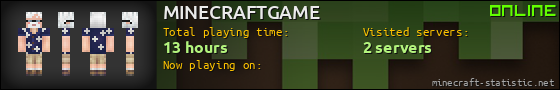 MINECRAFTGAME userbar 560x90