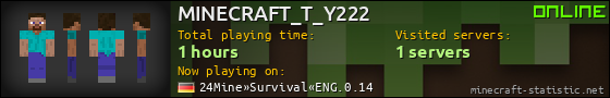 MINECRAFT_T_Y222 userbar 560x90