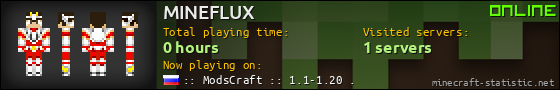 MINEFLUX userbar 560x90