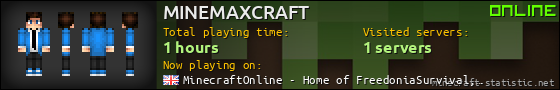 MINEMAXCRAFT userbar 560x90
