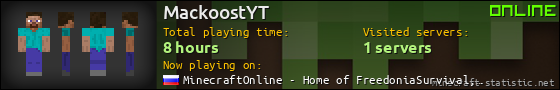 MackoostYT userbar 560x90