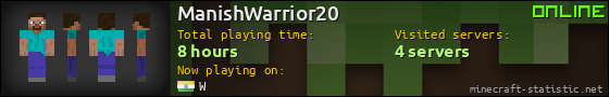 ManishWarrior20 userbar 560x90