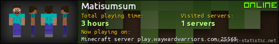 Matisumsum userbar 560x90