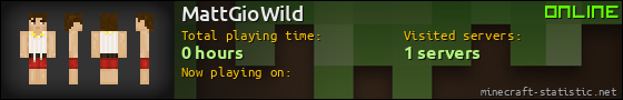 MattGioWild userbar 560x90