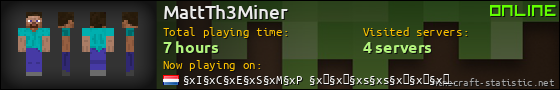 MattTh3Miner userbar 560x90