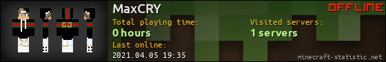 MaxCRY userbar 560x90