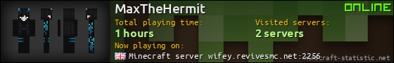 MaxTheHermit userbar 560x90