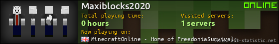 Maxiblocks2020 userbar 560x90