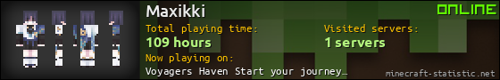 Maxikki userbar 560x90