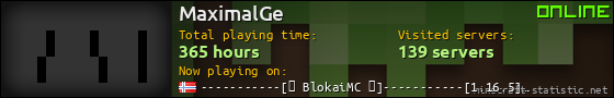 MaximalGe userbar 560x90