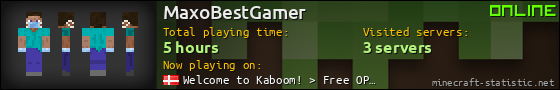 MaxoBestGamer userbar 560x90