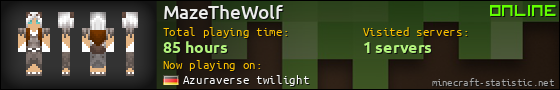 MazeTheWolf userbar 560x90