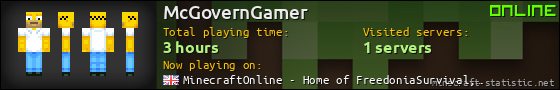 McGovernGamer userbar 560x90