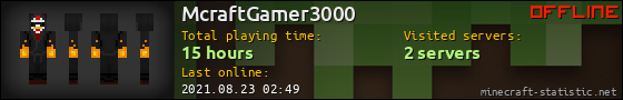 McraftGamer3000 userbar 560x90