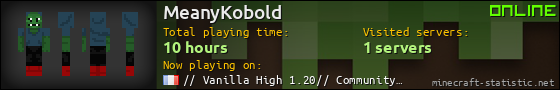 MeanyKobold userbar 560x90