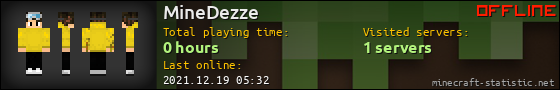 MineDezze userbar 560x90