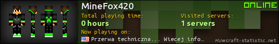 MineFox420 userbar 560x90