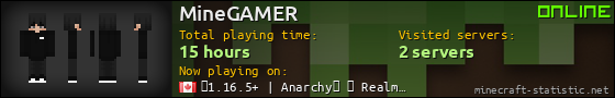 MineGAMER userbar 560x90
