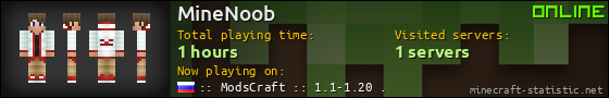 MineNoob userbar 560x90