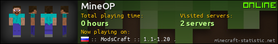 MineOP userbar 560x90