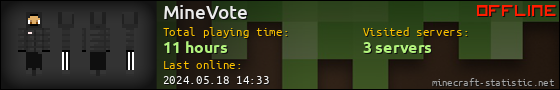 MineVote userbar 560x90