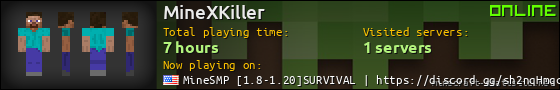MineXKiller userbar 560x90