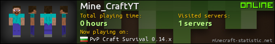 Mine_CraftYT userbar 560x90