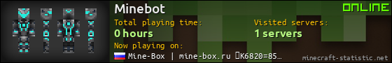 Minebot userbar 560x90