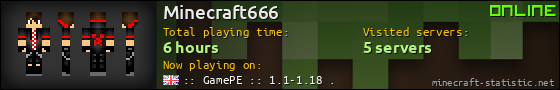 Minecraft666 userbar 560x90