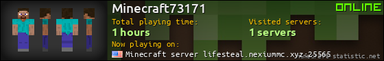 Minecraft73171 userbar 560x90